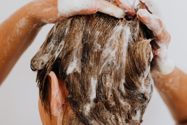 Woman Washing Her Hair